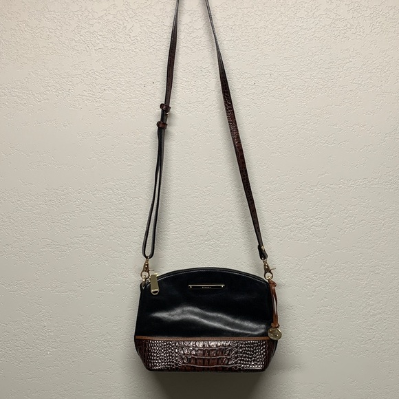 Brahmin Handbags - Brahmin Black and Brown Crossbody Bag